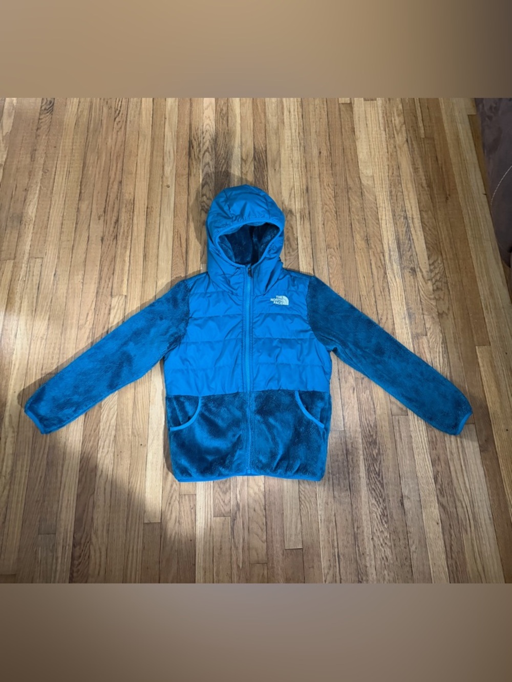 Girls Medium (10) The North Face Sherpa Nylon Mashup Jacket